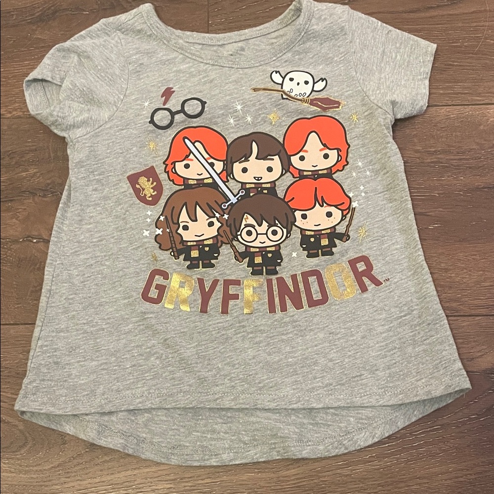Warner Bros. Gray Gryffindor Kids Tee